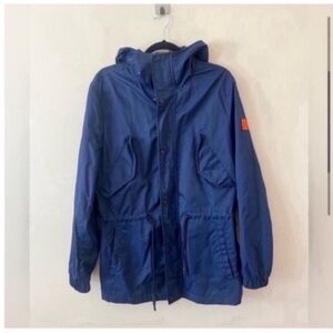 Calvin Klein Blue Raincoat size Medium